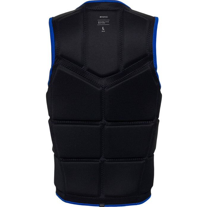 2024 Mystic Mnner Star Front Zip Wake Impact Vest 35005.240245 - Blue